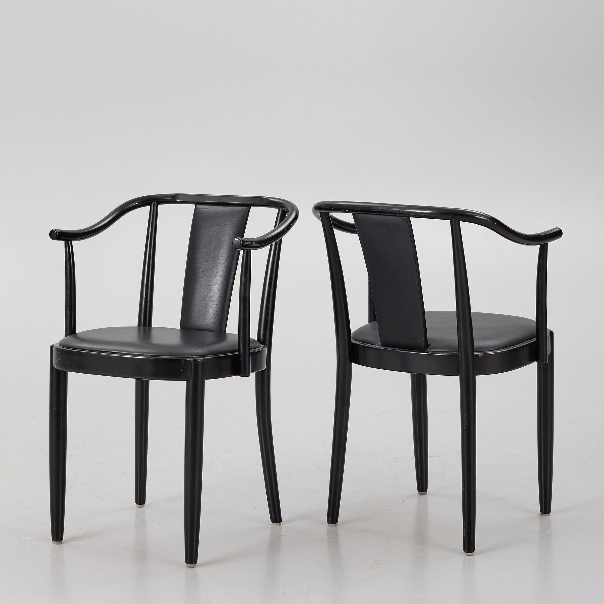 Peter Celsing, karmstolar, 6 st. modell 1514, Gemla Diö, 1994.