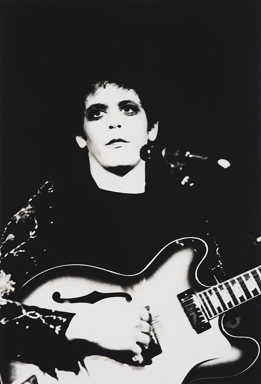 Mick Rock, "Lou Reed, 'Transformer' cover, London", 1972.