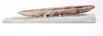 Bertil Vallien, a sand cast glass sculpture, Kosta Boda, Sweden 1988.