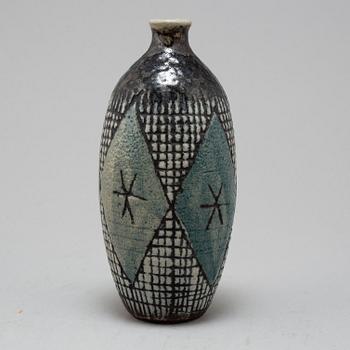 ANDERS BRUNO LILJEFORS, a stoneware vase from Gustavsberg studio, signed.