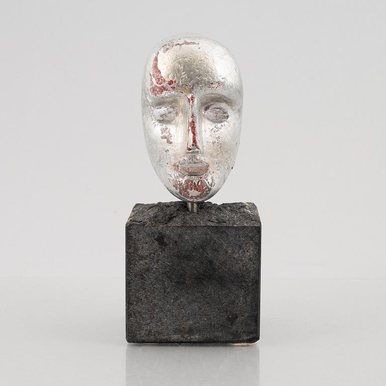 Bertil Vallien, a unique cast glass sculpture, 'Janus', Kosta Boda.