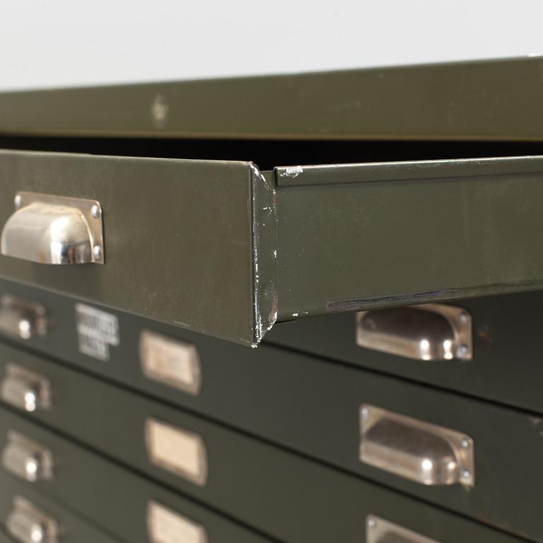 ARKIVSKÅP/ARKITEKTSKÅP, industri, 1900-talets mitt.