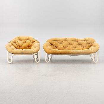 Soffgrupp, 2 delar, Swedform, Skillingaryd, 1970-tal.