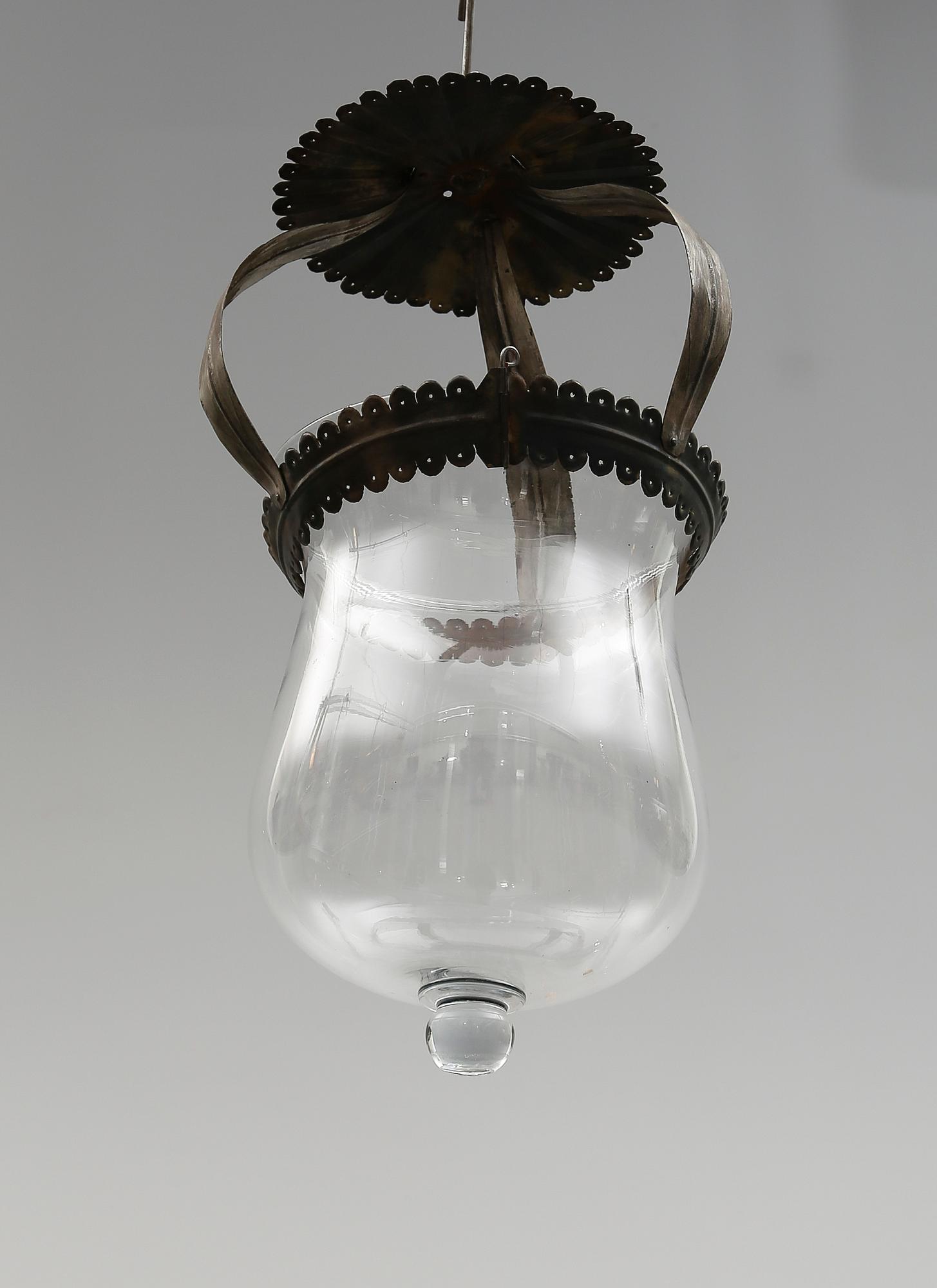 TAKLYKTA, glas, troligen Norge 1700-/1800-tal.