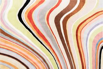 Paul Smith, rug "Paris swirl" from The Rug Company, approximately 233x154 cm.