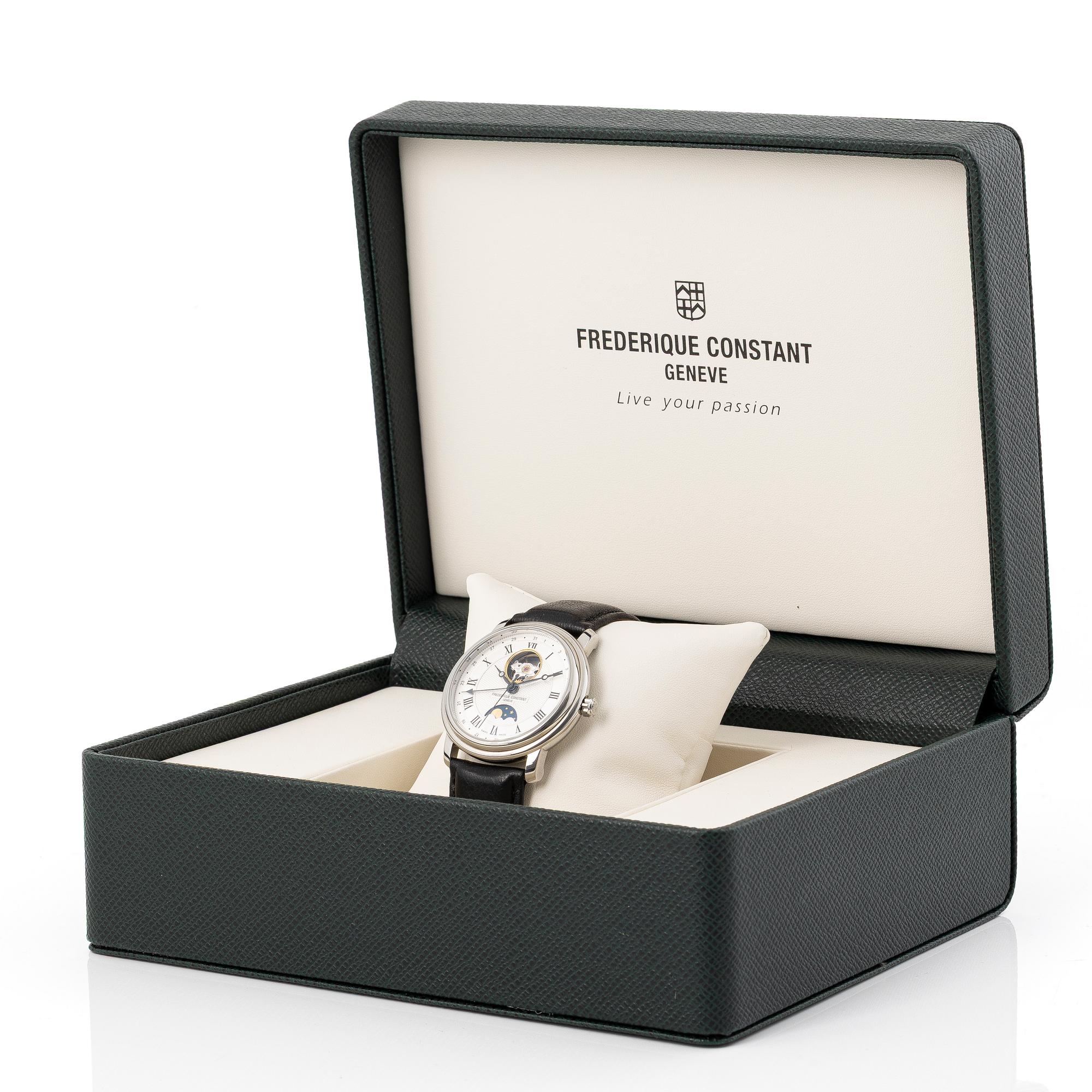 Fredrique Constant, Classics Heart Beat Moonphase Date, wristwatch, 40 mm.