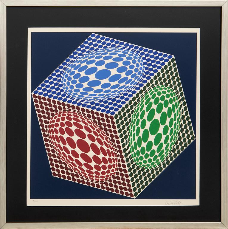 Victor Vasarely, Optical composition.