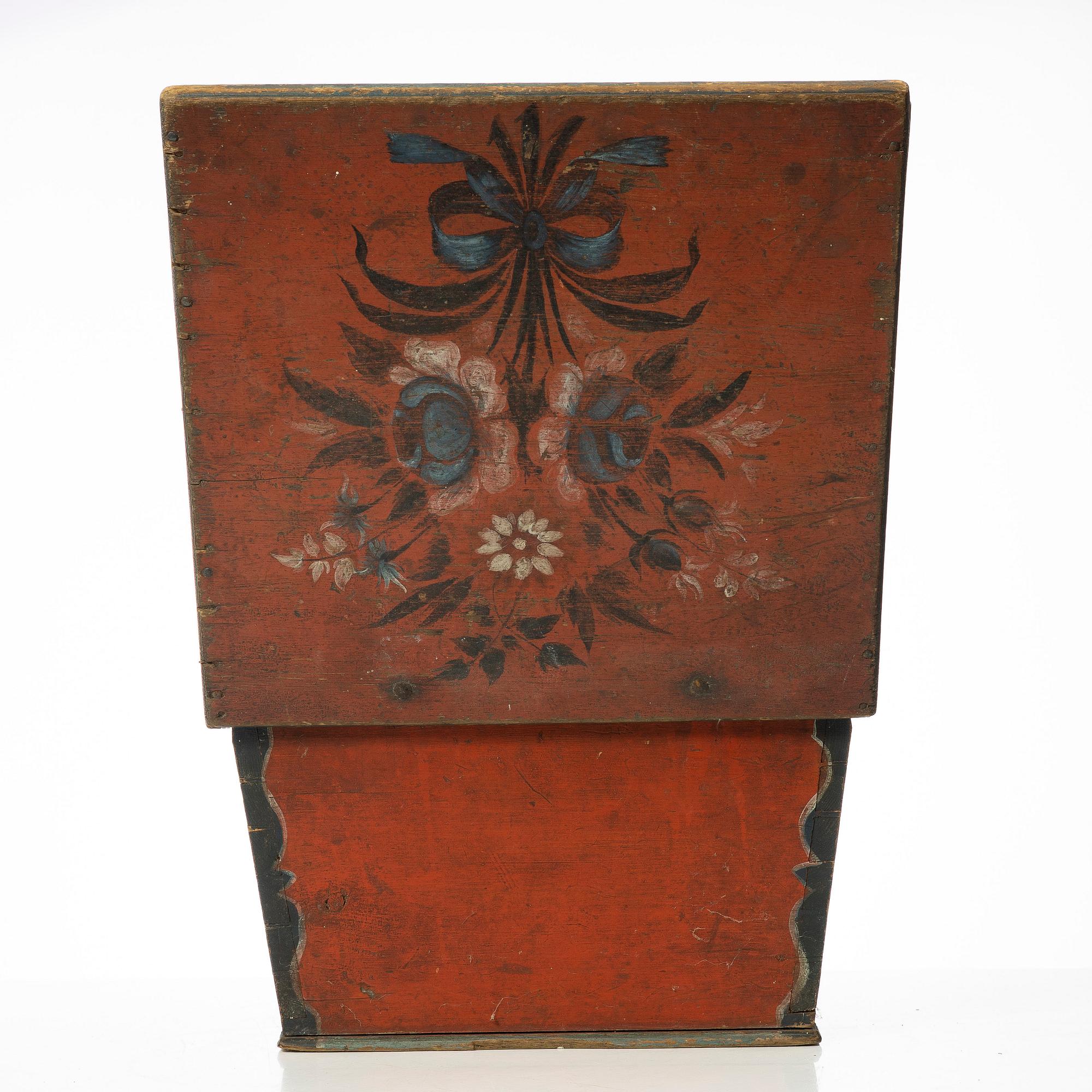 Box. Folk art, Jämtland, 18th/19th century.