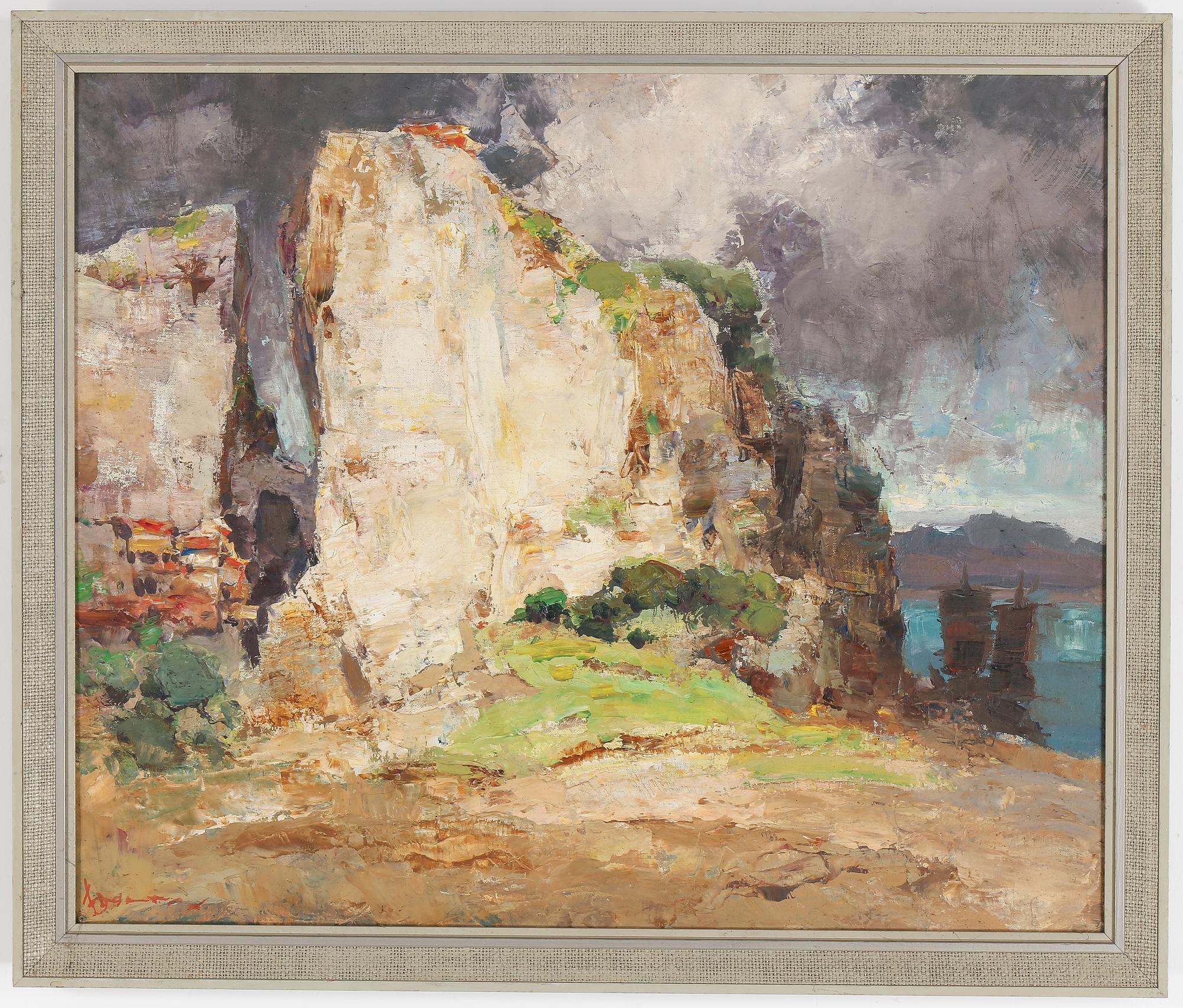 GERARD PIETER ADOLFS, olja på duk, signerad. Daterad -48 a tergo.