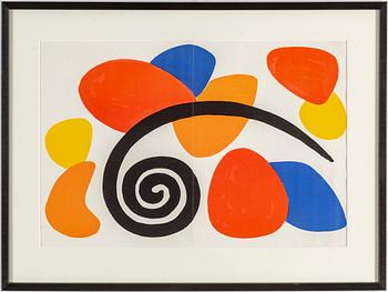 ALEXANDER CALDER,  färglitografi ur Derriere le Miroir nr 173.