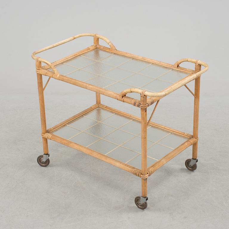 A bambu furniture suite from E.W. Ottosson korgmöbelfabrik, Stockholm, 1940's.