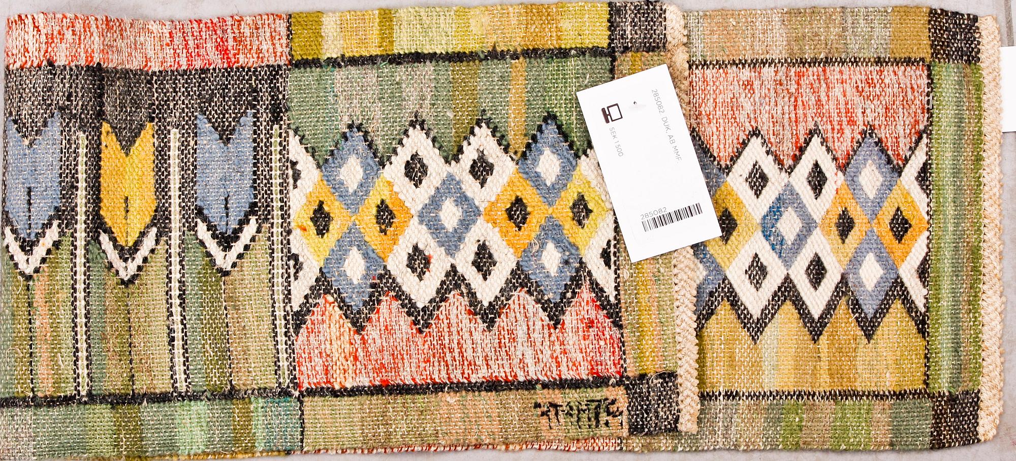 VÄVNAD. "Crocus" AB MMF (Märta Måås-Fjetterström), ca 93x25.