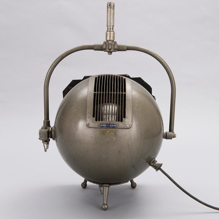 A Mole-Richardson "Sputnik" studio light, 1950s.