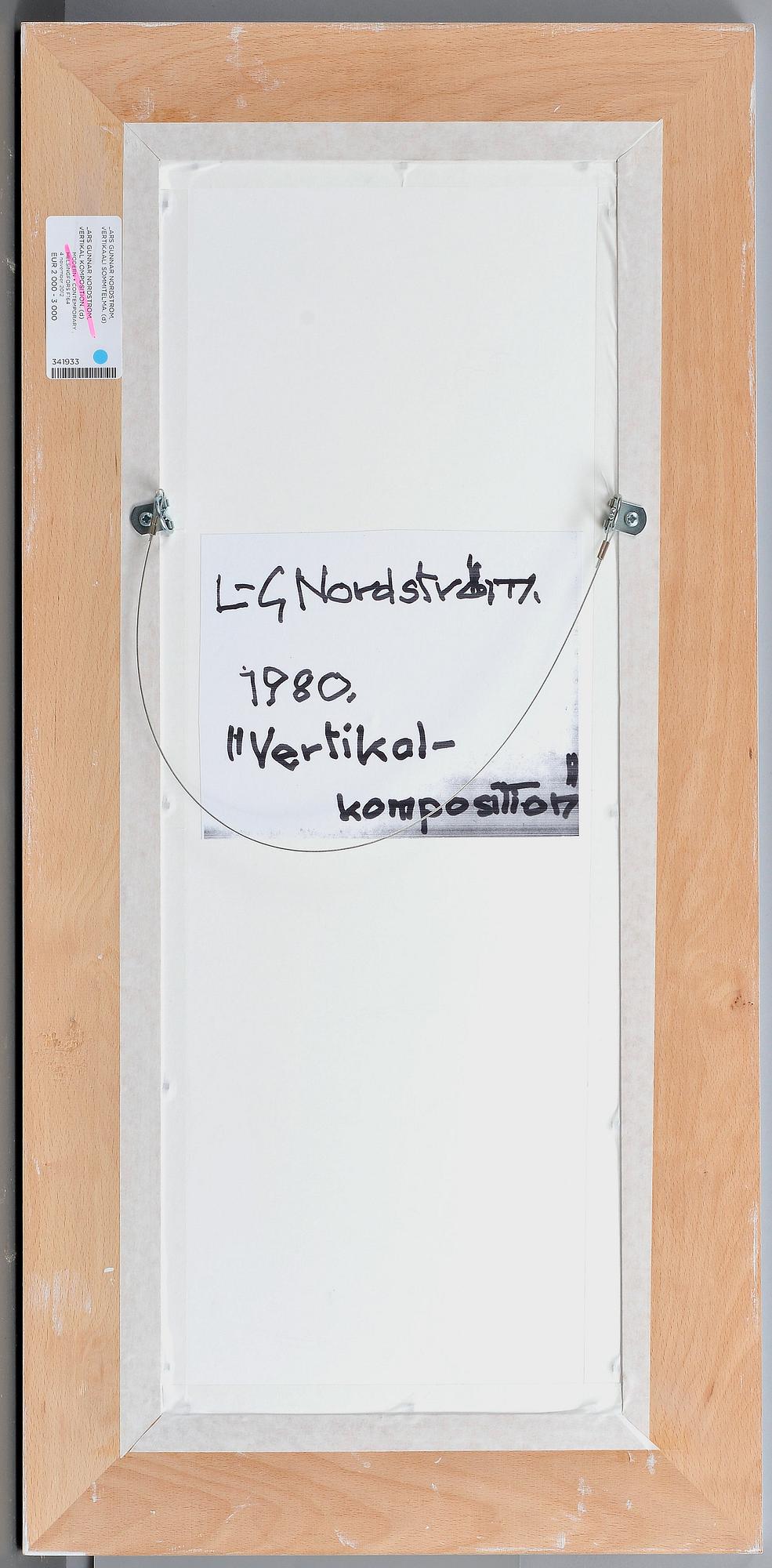 Lars-Gunnar Nordström, VERTIKAALI SOMMITELMA.