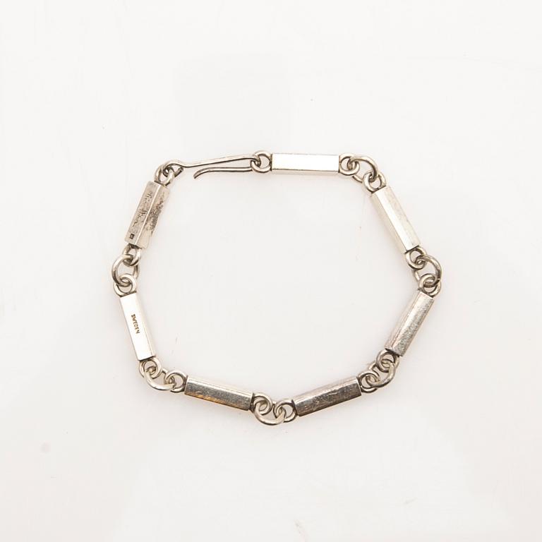 Wiwen Nilsson, armband, sterlingsilver, Lund, 1940.