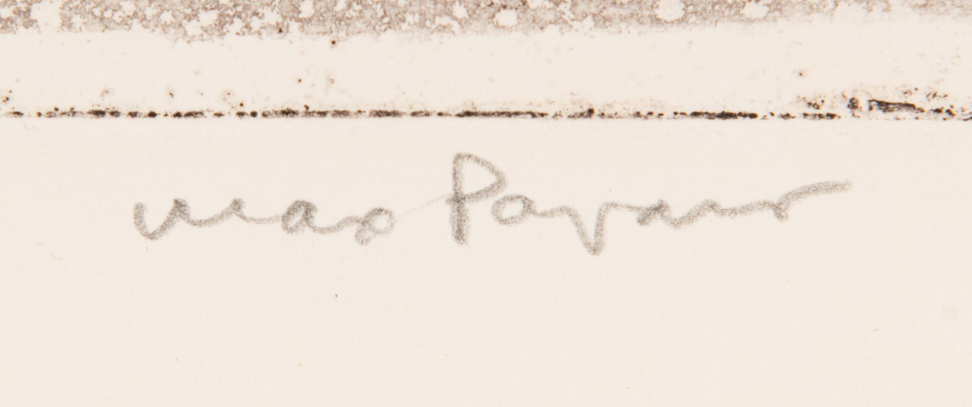 Max Papart, etching, 1971, signed and marked essai.