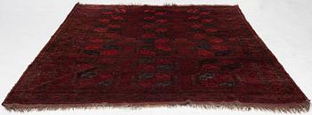 Matta, afghan, antik, ca 285 x 210 cm.