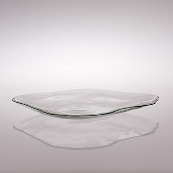 ALVAR AALTO, GLASS SCULPTURE, 4 PIECES. The Aalto Flower. Signed Alvar Aalto. Iittala 1950/60s.