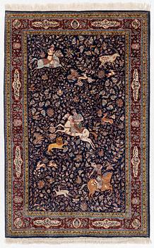 Matta,  Ghom, figural, 215 x 138 cm.