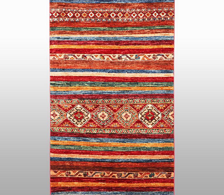 A runner carpet, Khorjin, ca 305  x 84 cm.