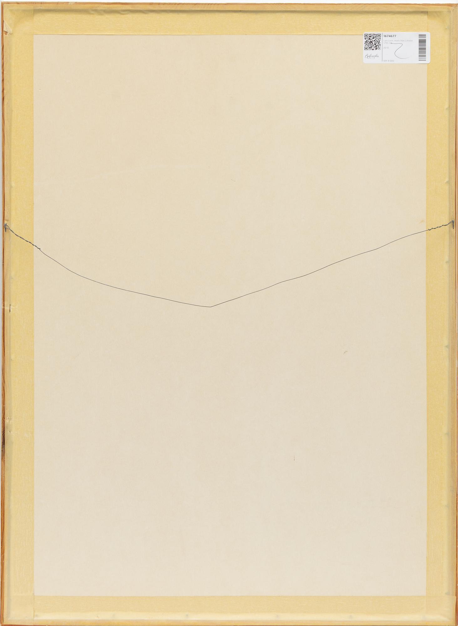 Lars Lerin, Motif from Lofoten.