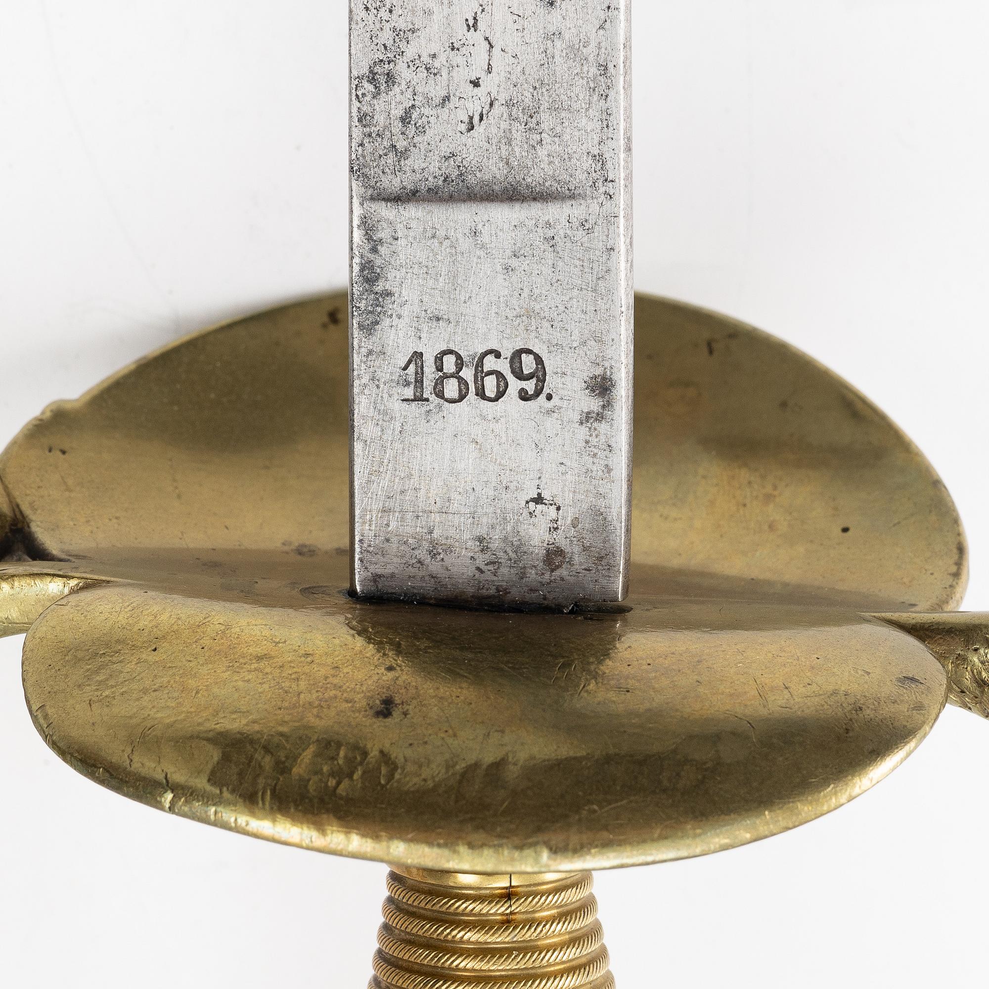 Värjor, 2 st. 17/1800-tal.