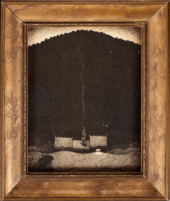 JOHN BAUER, 10 st, litografier, osignerade.