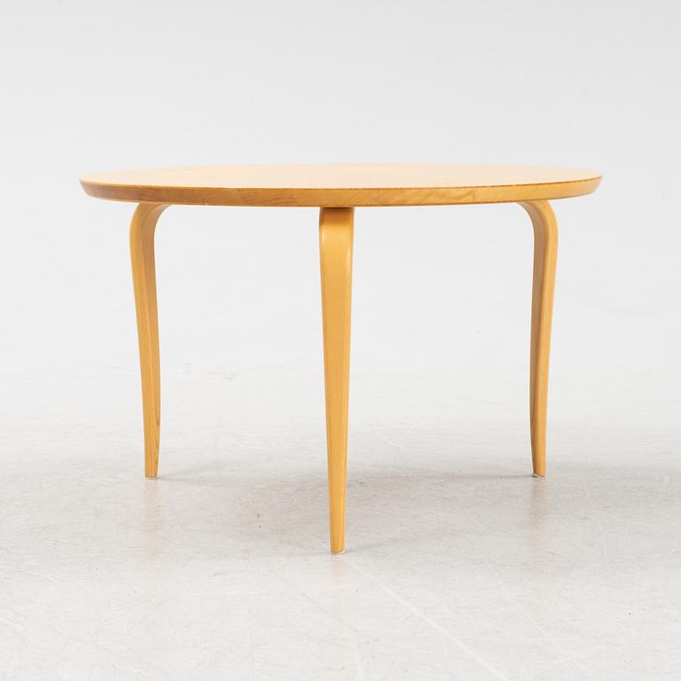 Bruno Mathsson, an 'Annika' birch veneered coffee table, Dux, Sweden.