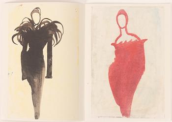 Mats Gustafson, "Watercolours", häfte utgivet av Galerie Bartsch & Chariau, München, 1993. Numrerad 293/600.