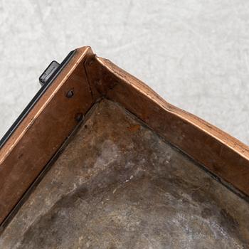 Two copper flower tables, second half of the 20th century.