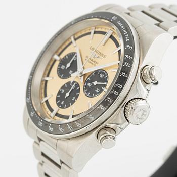 Longines, Conquest Chronograph, wristwatch, 42 mm.