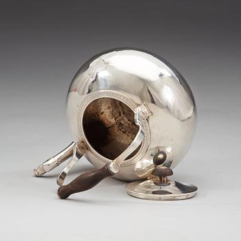 A French 19th century silver tea-pot, marked Martin-Guillaume Biennais, Paris.