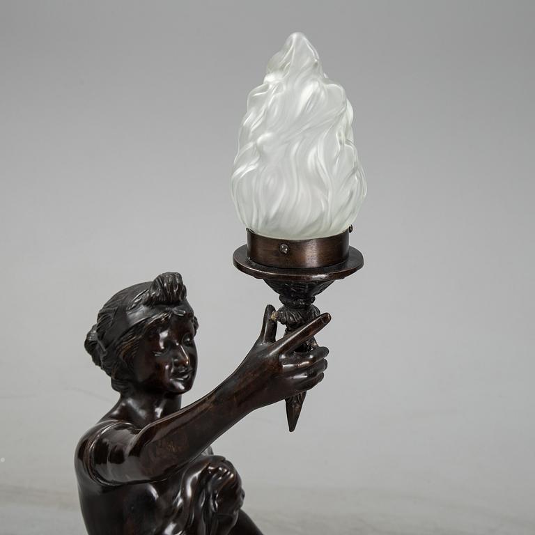 A floor lamp, second half of the 20th century.