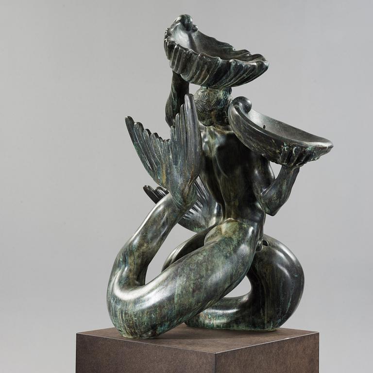 Carl Milles, Triton carrying seashells.