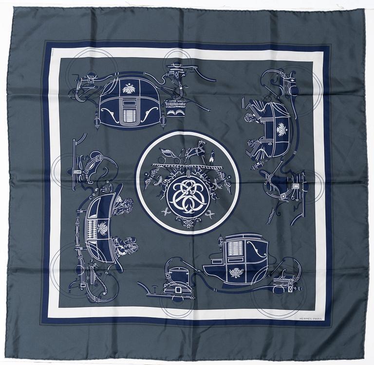 Hermès, scarf, "Ex Libris".