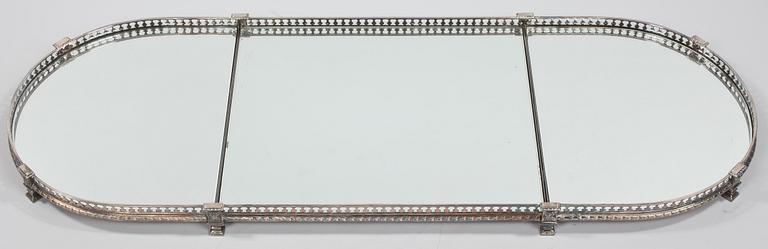 BORDSPLATEAU, nysilver, tidigt 1900-tal.