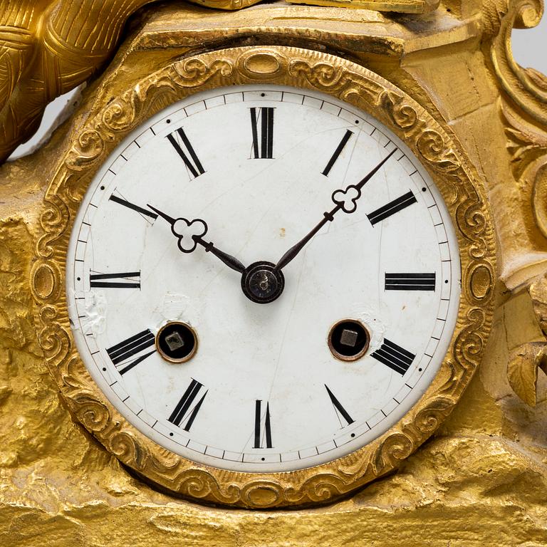 A mid 19th century table clock.