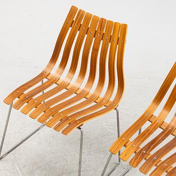 Hans Brattrud, stolar, 10 st, "Scandia Junior", Hove Möbler, Norge.