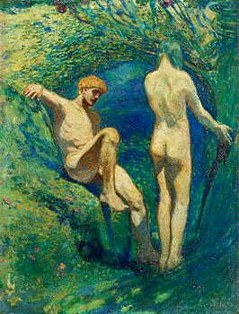 142. Bror Gustaf Hillgren, Adam and Eve.