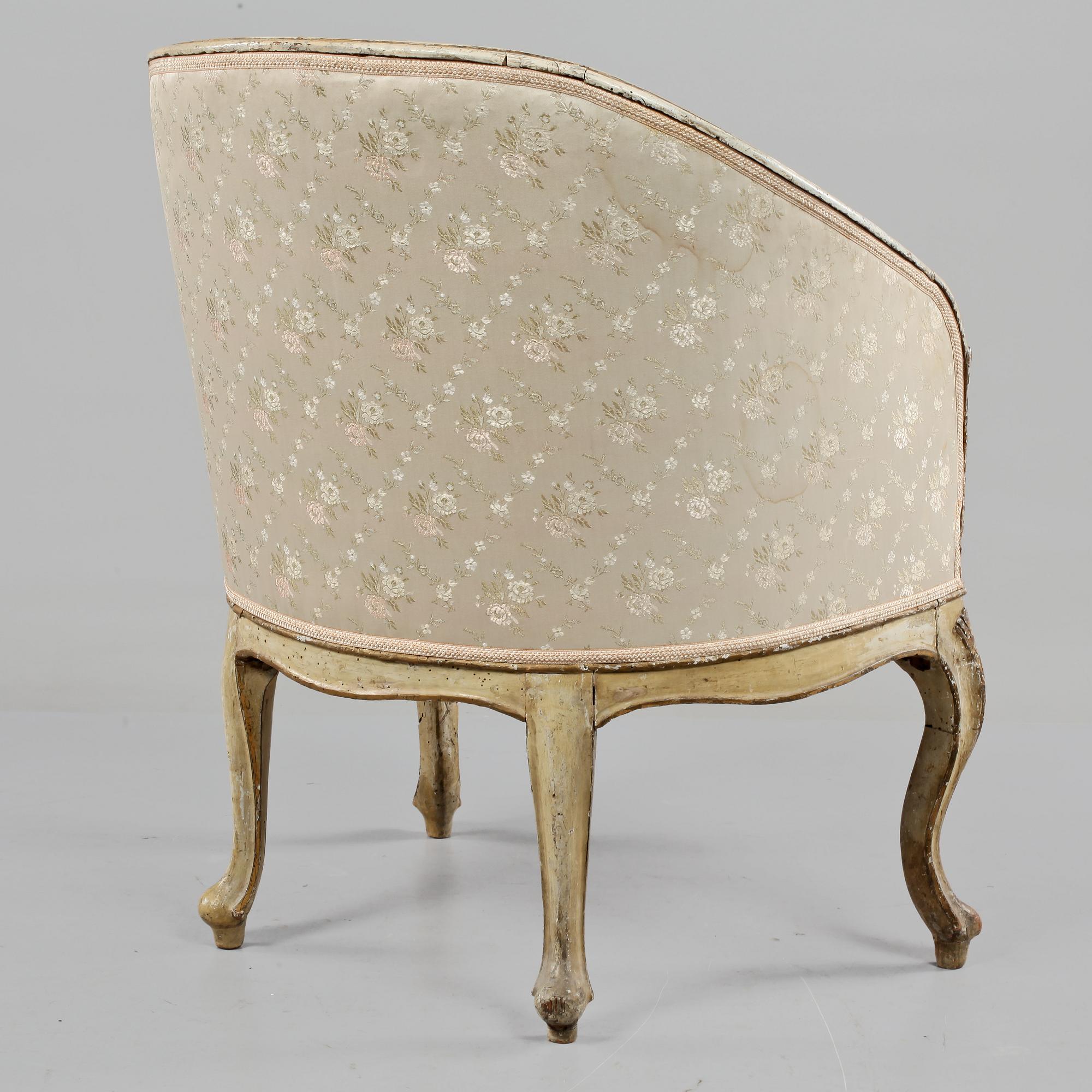 BERGÈRE, Louis XV-stil, 1800-tal.