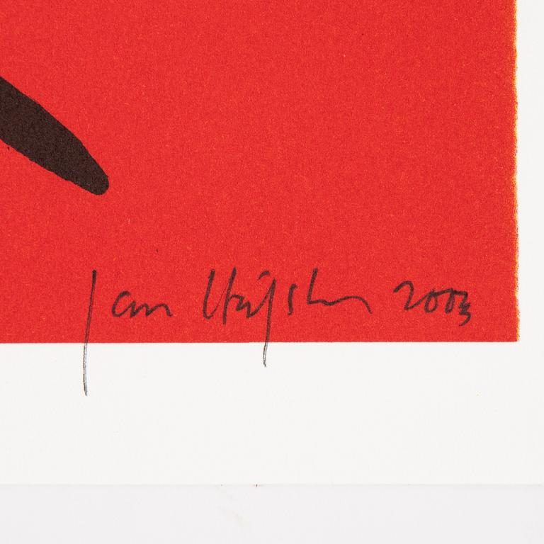Jan Håfström, lithograph in colours, 2003, signed 524/2000.