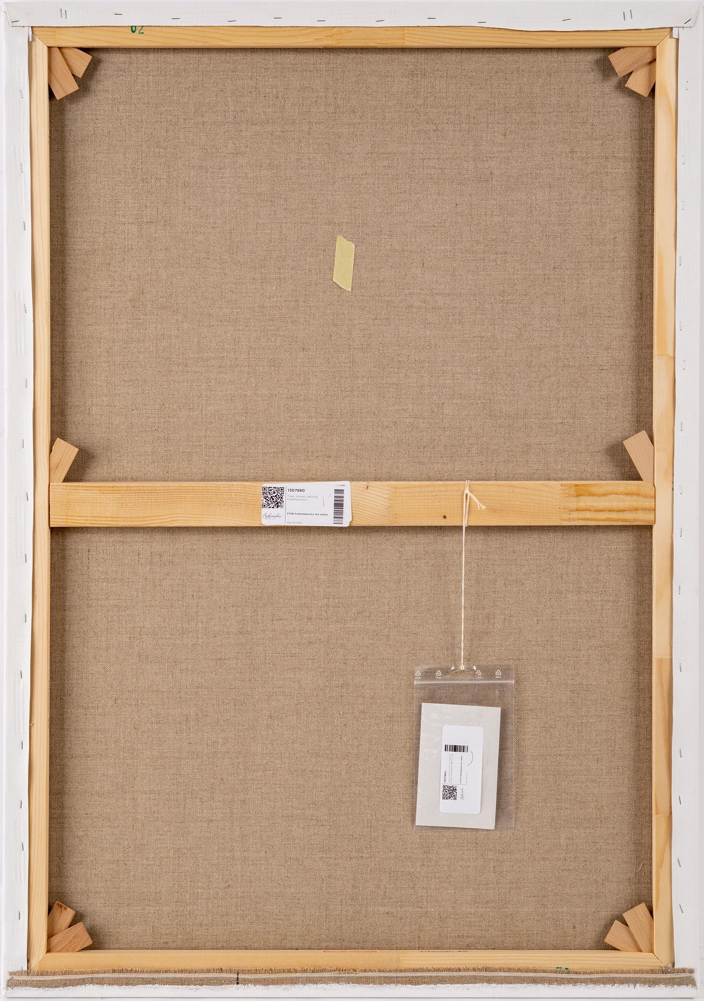 Twan Janssen, acrylic and magnet on canvas, three dimensional work.