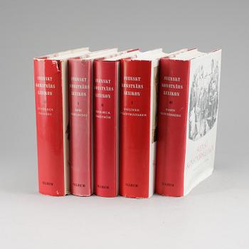 BOKVERK, volym I-V, "Svenskt Konstnärslexikon", Allhems Förlag, Malmö, 1952-67.