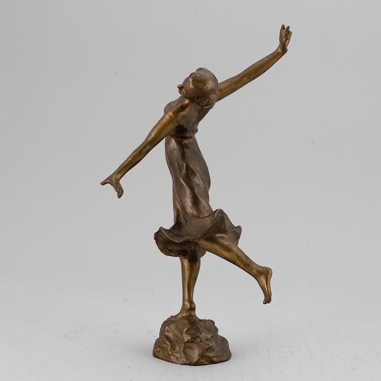 UNKNOWN ARTIST 20TH CENTURY, sculpture. Signed. Foundry mark. Bronze, height 33.5 cm.