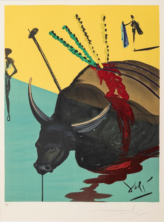 Salvador Dalí, "The Bull is Dead".