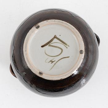 Carl-Harry Stålhane, a stoneware urn/pot, Designhuset, Sweden.
