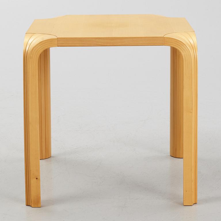 Alvar Aalto, a stool/side table, model x601, Artek, Finland.