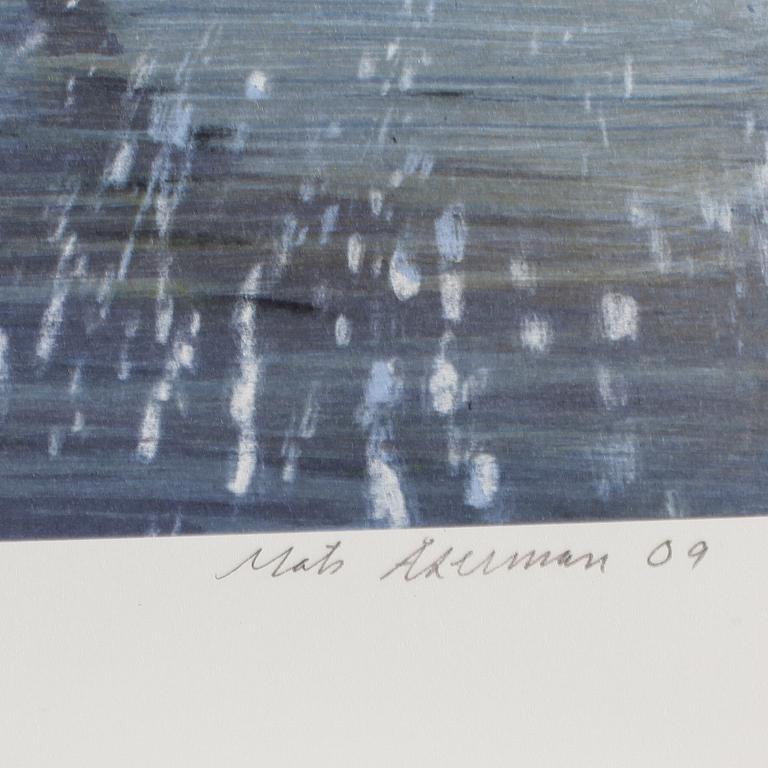 MATS ÅKERMAN, färglitografi, signerad och daterad -09, numrerad 199/200.