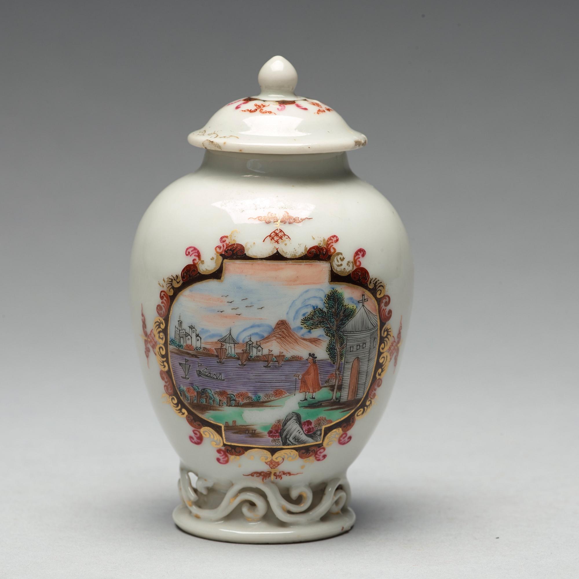 TEDOSA, kompaniporslin. Qingdynastin, Qianlong (1736-95).
