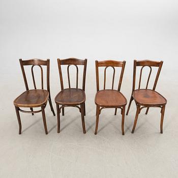 Chairs, 4 pcs, first half of the 20th century.